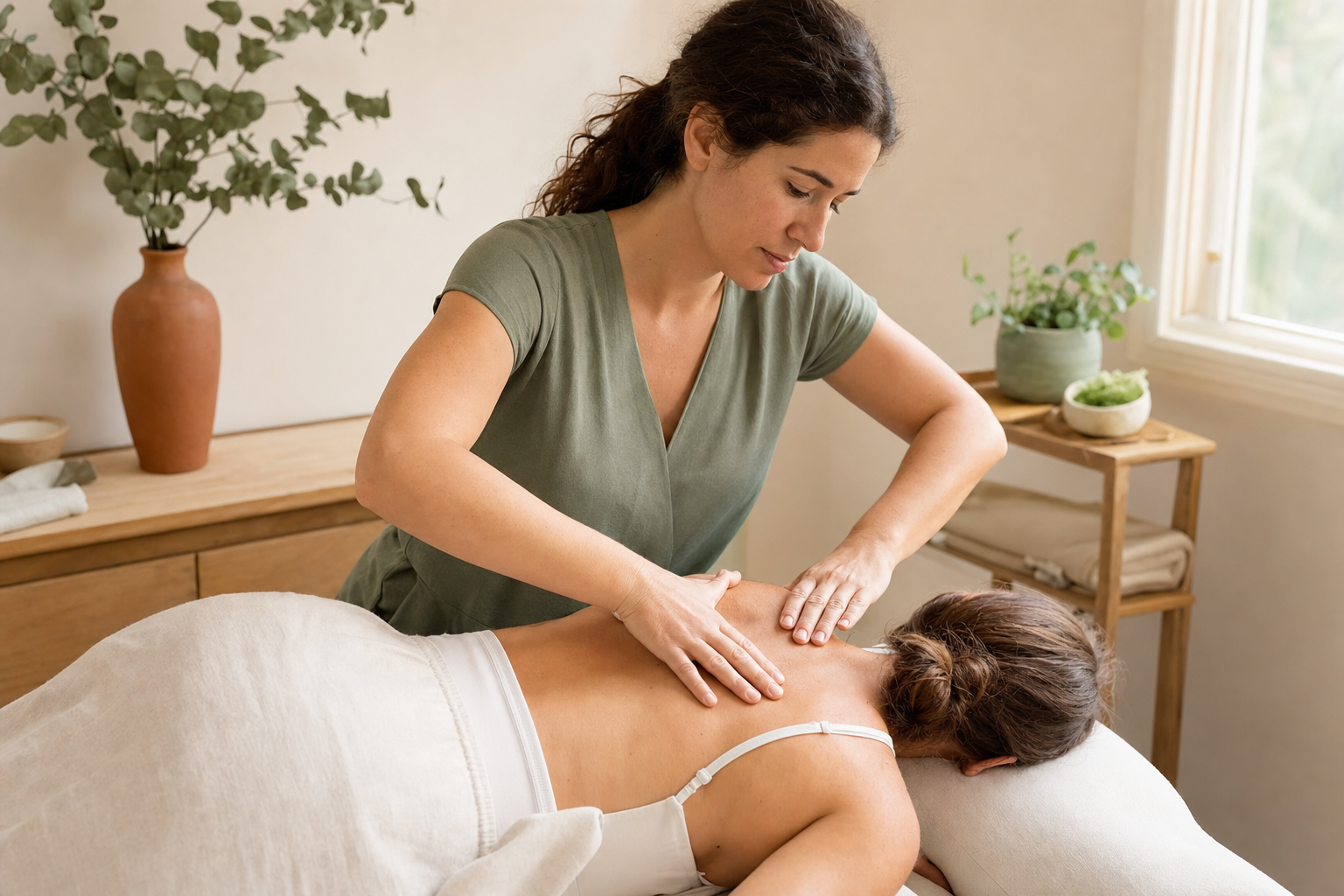 Tratamiento de osteopatía integral