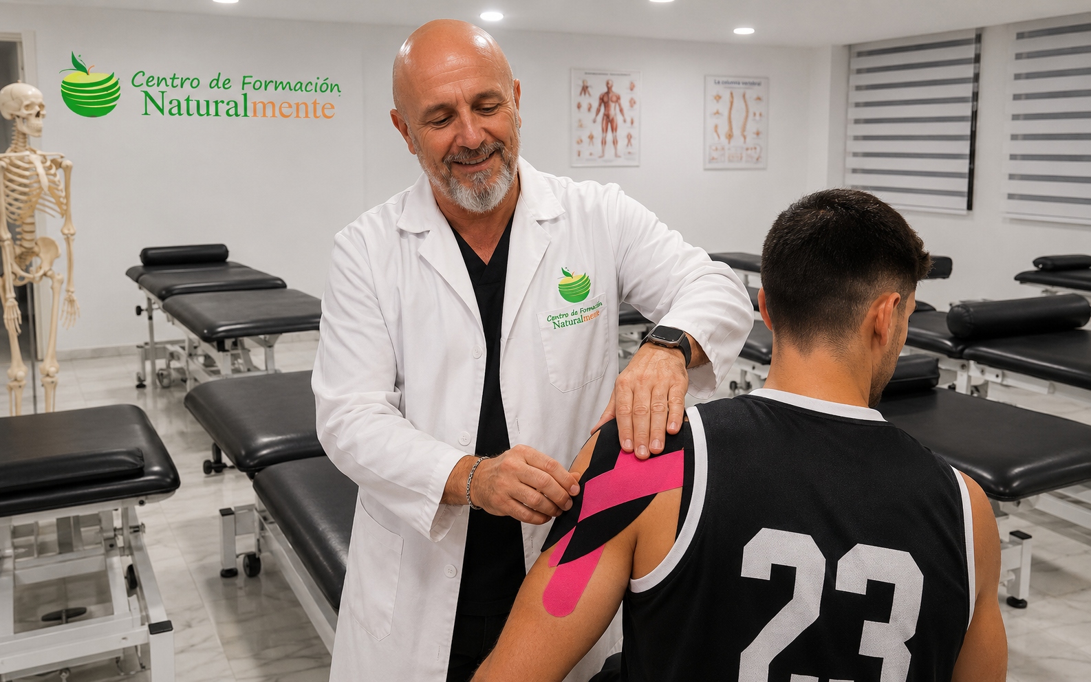 CURSO DE OSTEOPATÍA DEPORTIVA MAS VENDAJE FUNCIONAL Y VENDAJE NEUROMUSCULAR