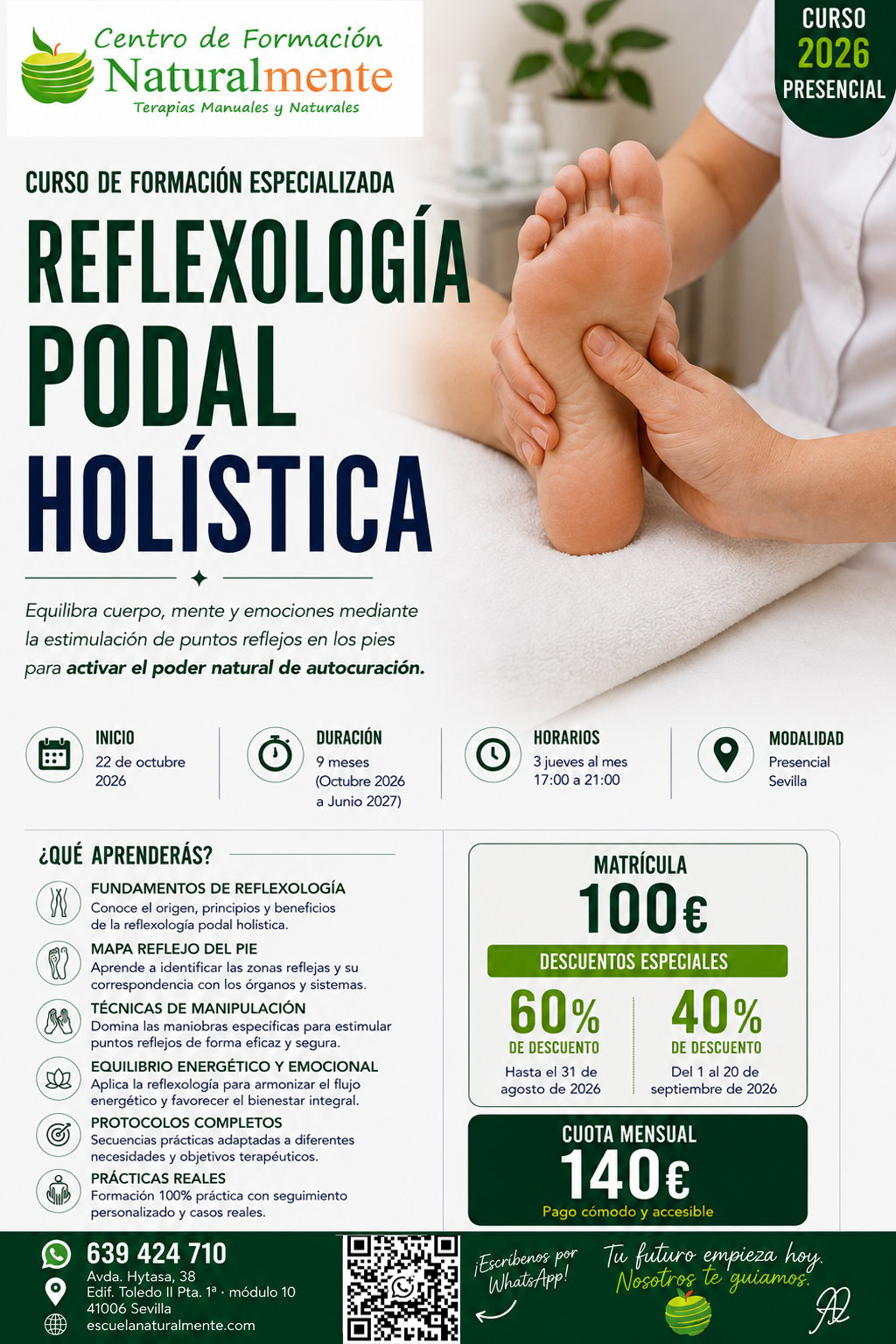 Folleto completo de REFLEXOLOGÍA PODAL HOLÍSTICA